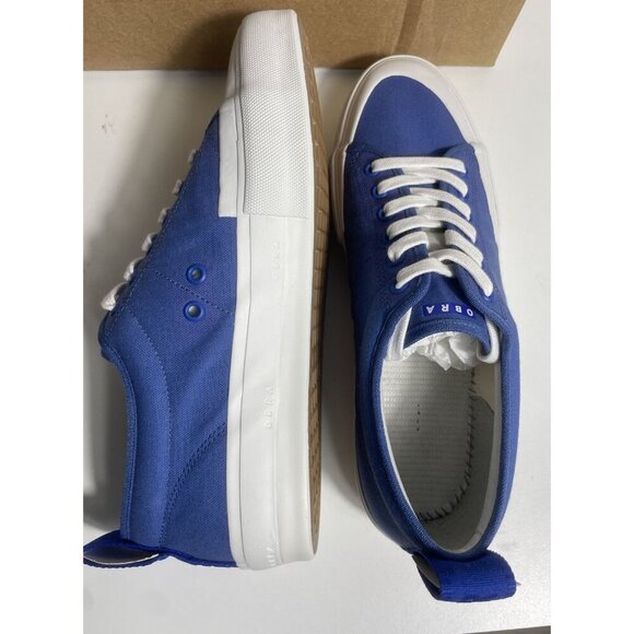 Obra Shoes Terra Canvas Low Blue/White Mens Size 9.5 Sneakers Made In Brazil New - Picture 6 of 8